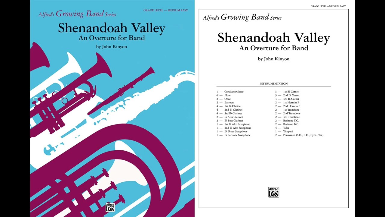 Shenandoah Valley, by John Kinyon – Score & Sound