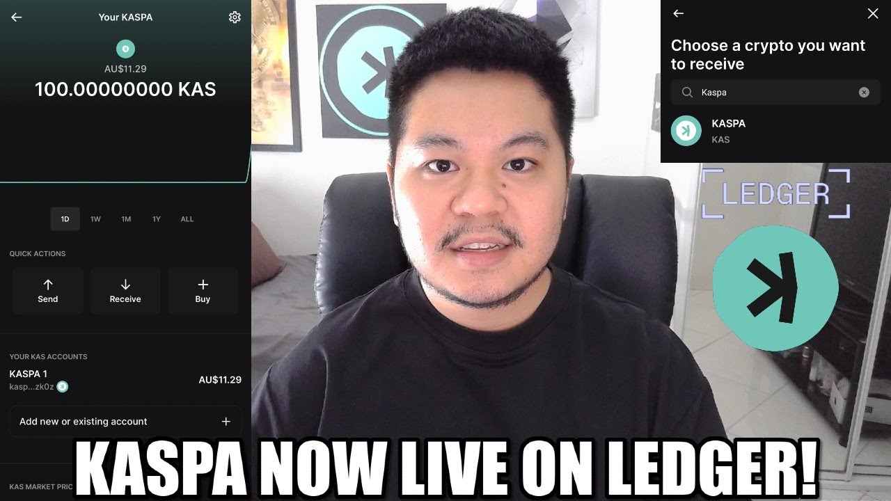 Kaspa теперь на Ledger Live