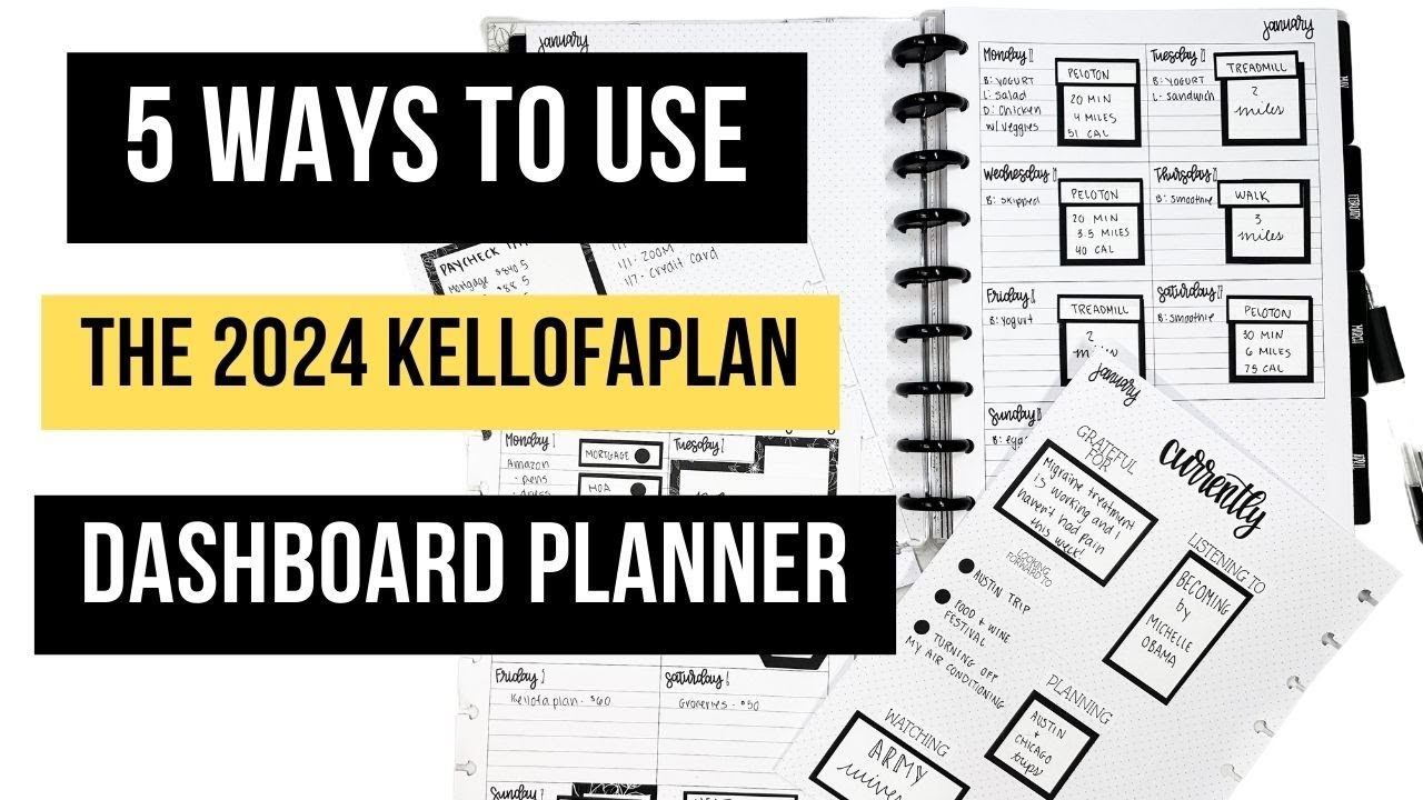 5 Ways To Use the Kellofaplan Dashboard Planner