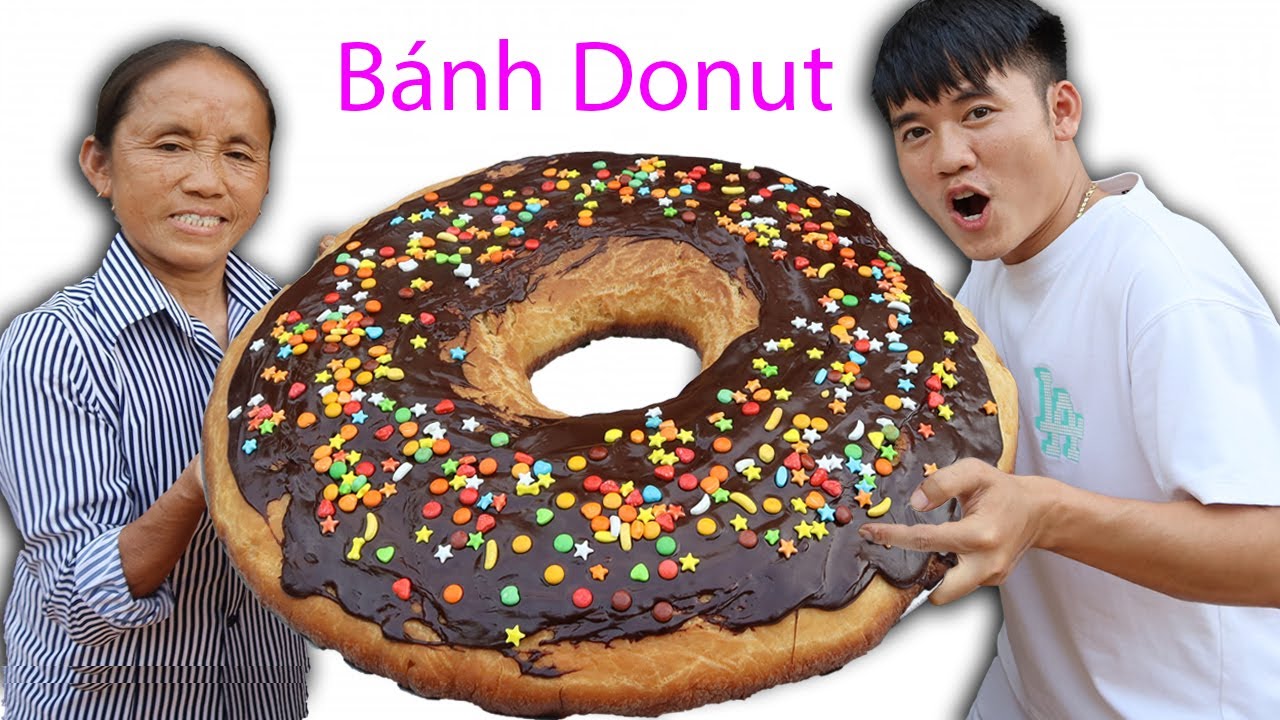 Bà Tân Vlog - Thử Thách Làm Cái Bánh Donut Khổng Lồ Sẽ NTN