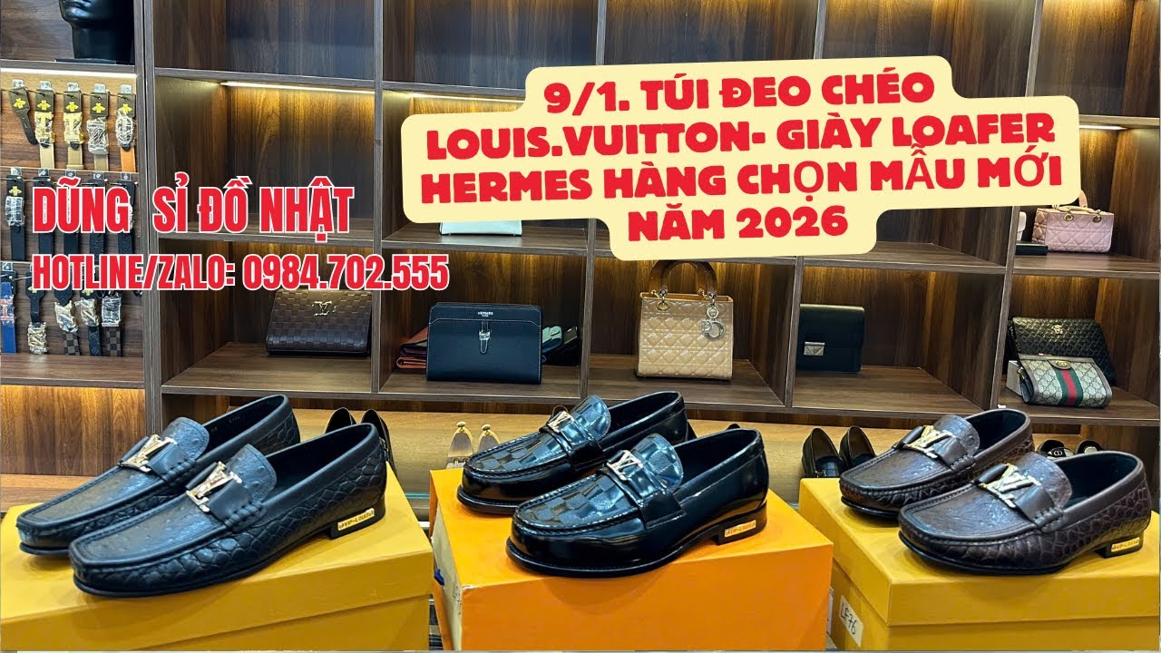 9/01 Túi Đeo Chéo Giày Loafer Mẫu Mới Năm 2026 Giá Tốt Nhất