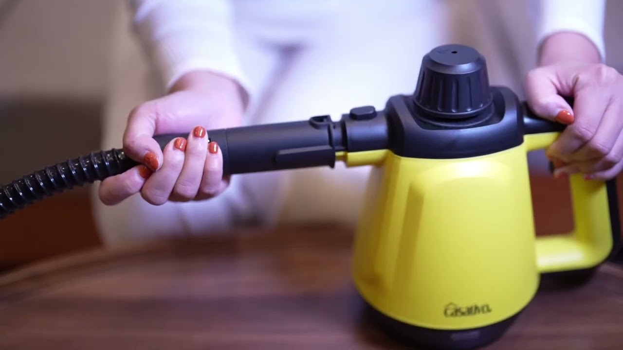 Pulitore a vapore Premium, mobile, 3,5 bar di pressione, 16 accessori, potente 1.200 W