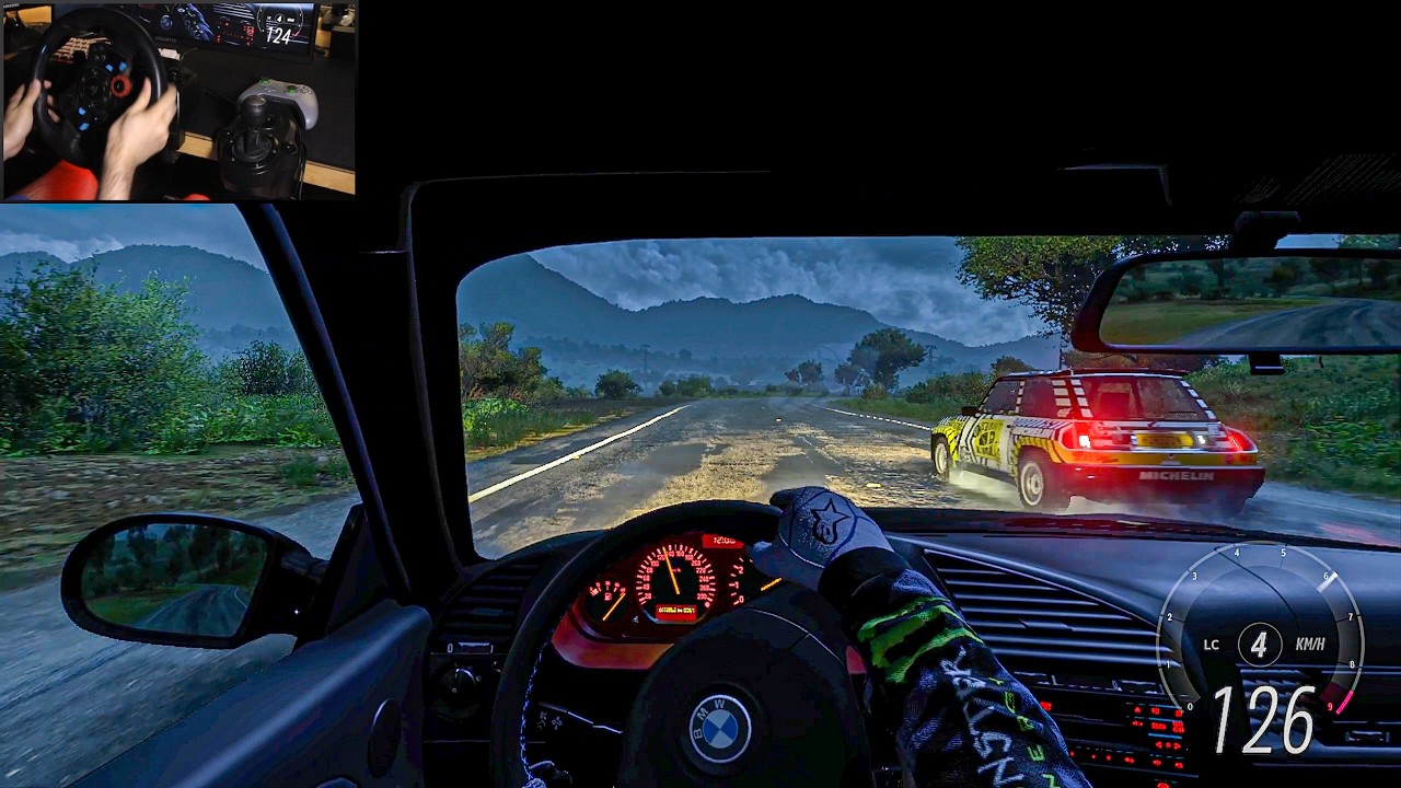 POV Midnight Drive BMW M3 E36 1997 | Forza Horizon 5 | G29 Steering Wheel