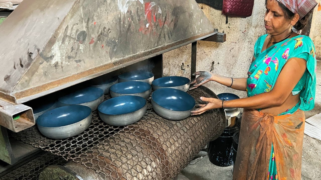 How It's Made Non Stick Pots Pan In Factory. Amazing Manufacturing Nonstick Cookware Pots.