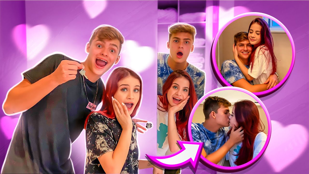 TRANQUEI MEU IRMÃO COM A MARIA EMANUELLY NO BANHEIRO E ME SURPREENDI! Se beijaram•Irmãos Scribel•