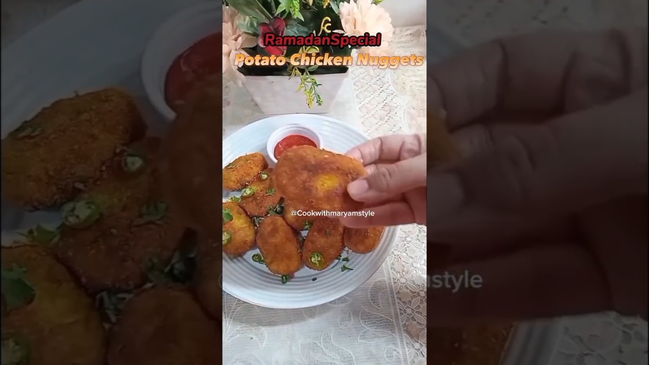 Iftar Special Potato Chicken Nuggets Recipe 