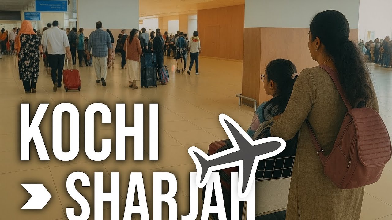 പ്രവാസം അങ്ങനെ 18 വർഷത്തിലോട്ട്✈️ |  Kochi to Sharjah | Oru Al Mallu Family 