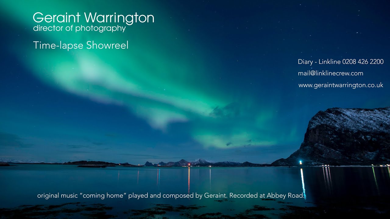 Geraint Warrington DOP Timelapse Showreel