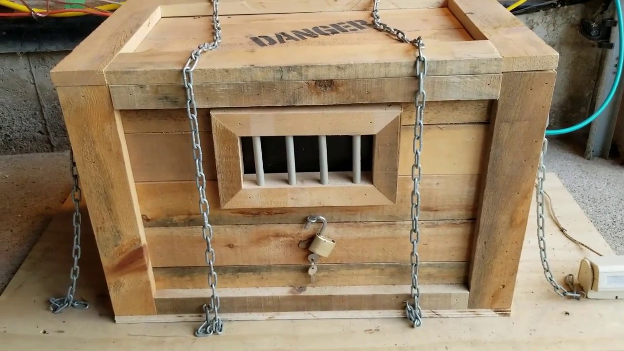 Halloween Monster in a box prop