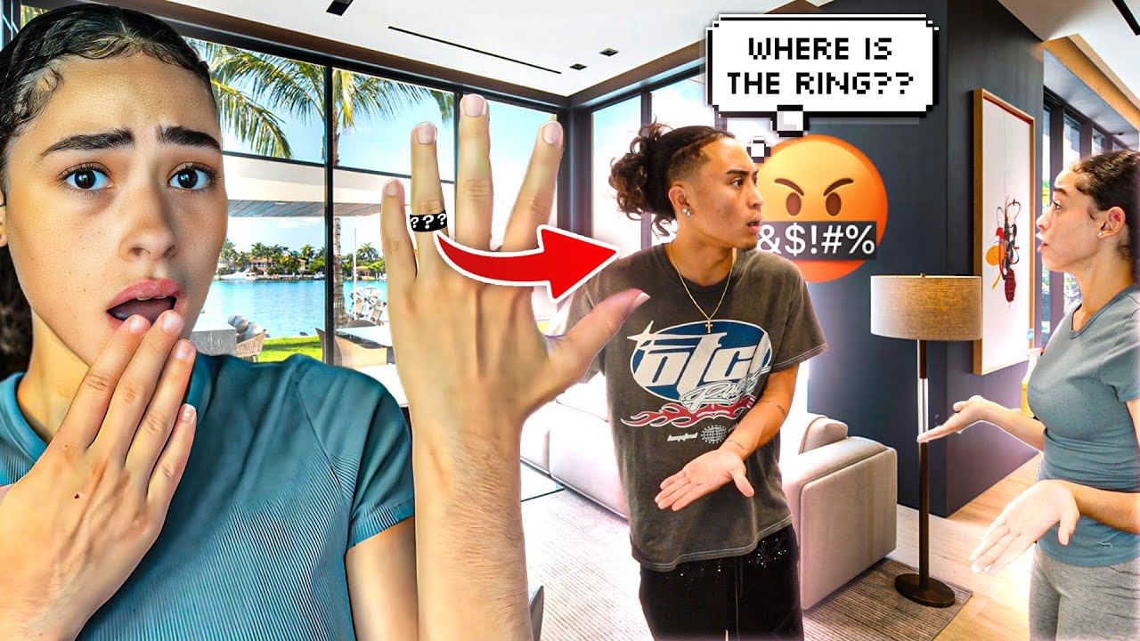 LOSING MY ENGAGEMENT RING PRANK ON FIANC&Eacute;! *GONE WRONG*