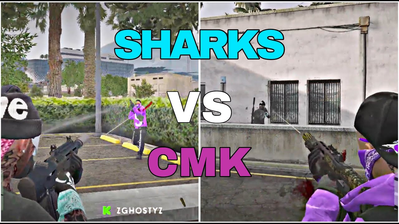 TIROTEO SHARKS VS CMK con ARM4S LARGAS | MIRROR PARK | DOVUXLIFE