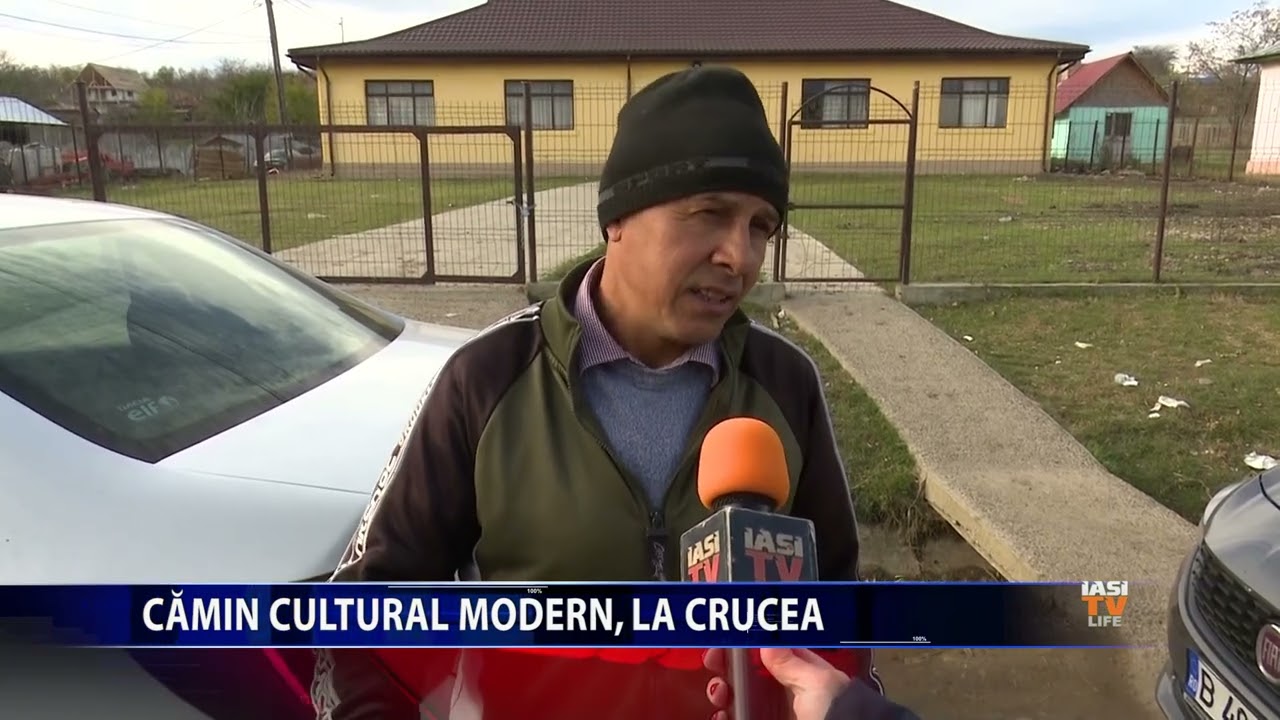 Cămin cultural reabilitat, la Crucea