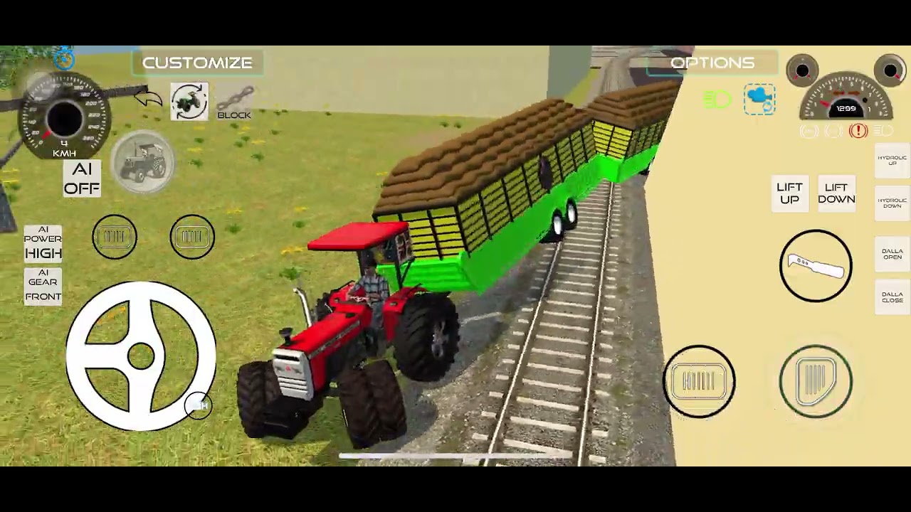 Massy tractor dubol trolly 🚜 