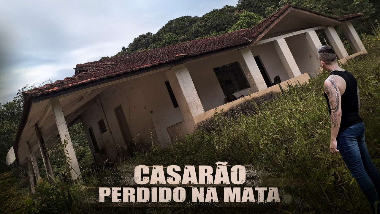 EXPLORAÇÃO RAIZ! ENCONTREI UM CASARÃO TOTALMENTE PERDIDO NA MATA!