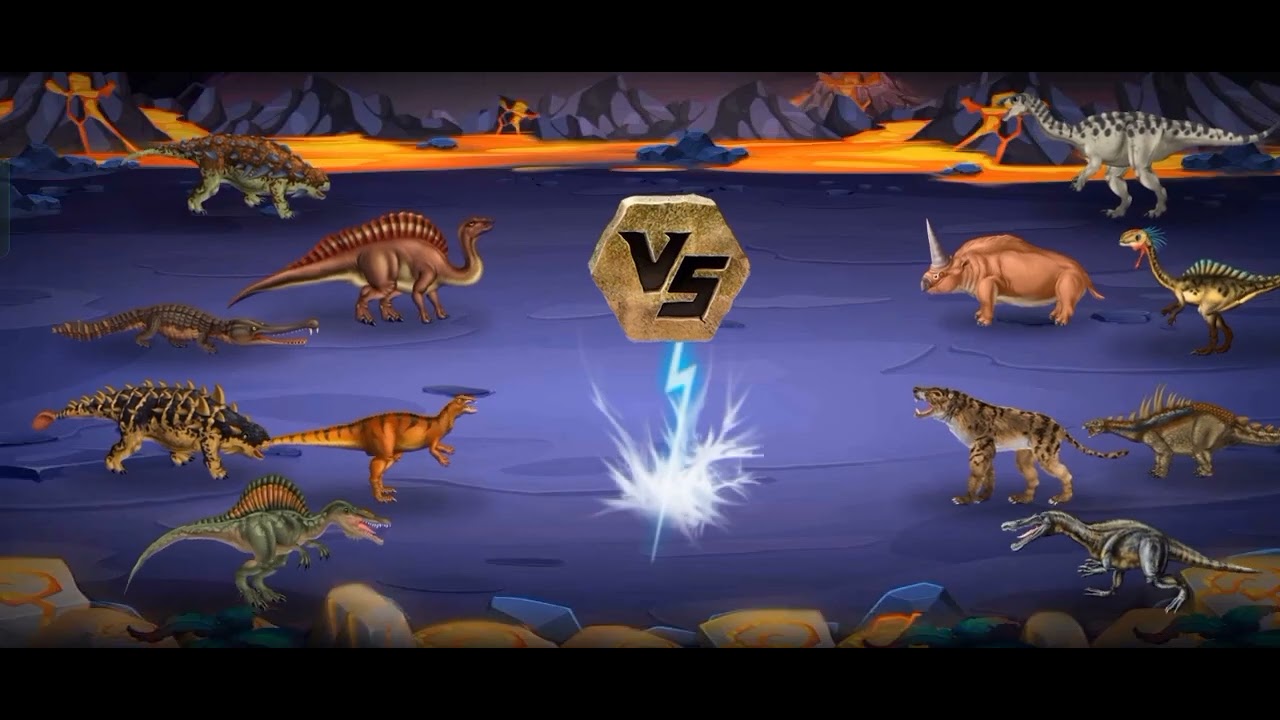 Dino World - Jurassic Dinosaur battle in random level.