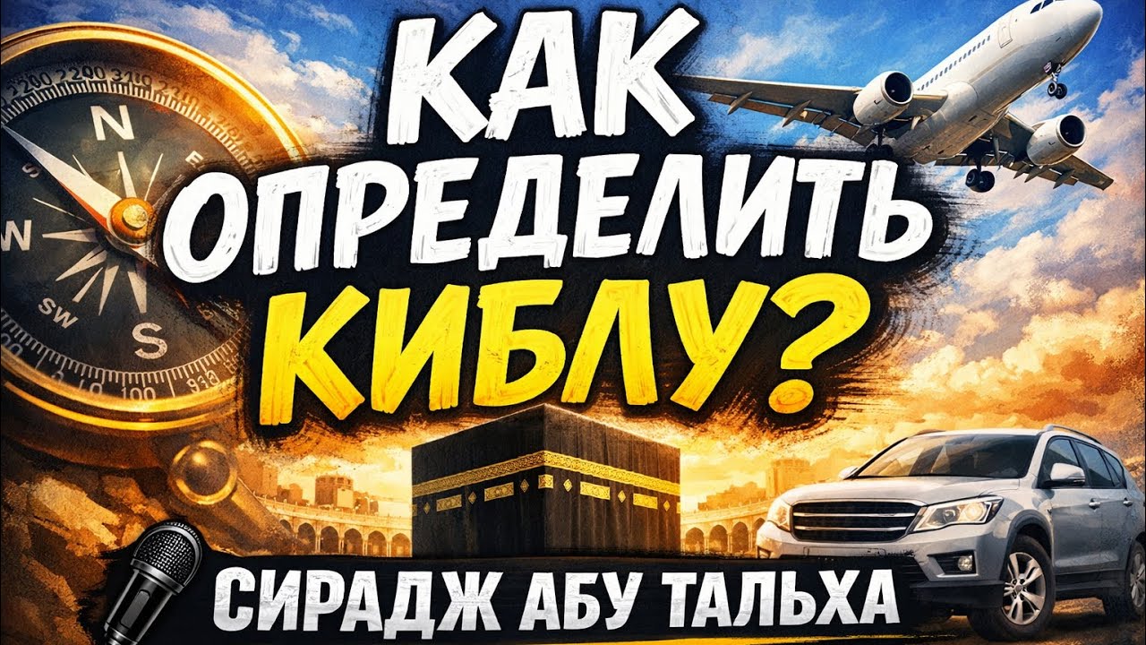 Где КИБЛА? Молитва в САМОЛЕТЕ и в МАШИНЕ. ВОПРОСЫ и ОТВЕТЫ. Сирадж Абу Тальха