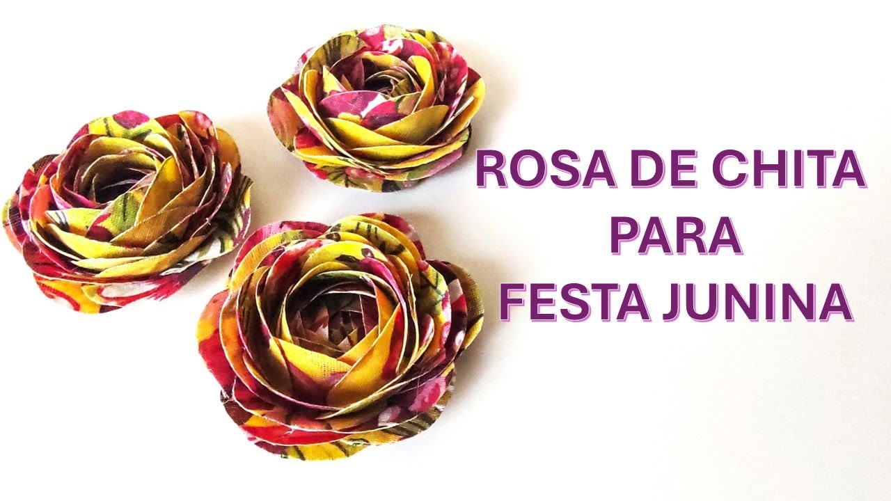 ROSA DE CHITA MUITO FACIL DE FAZER