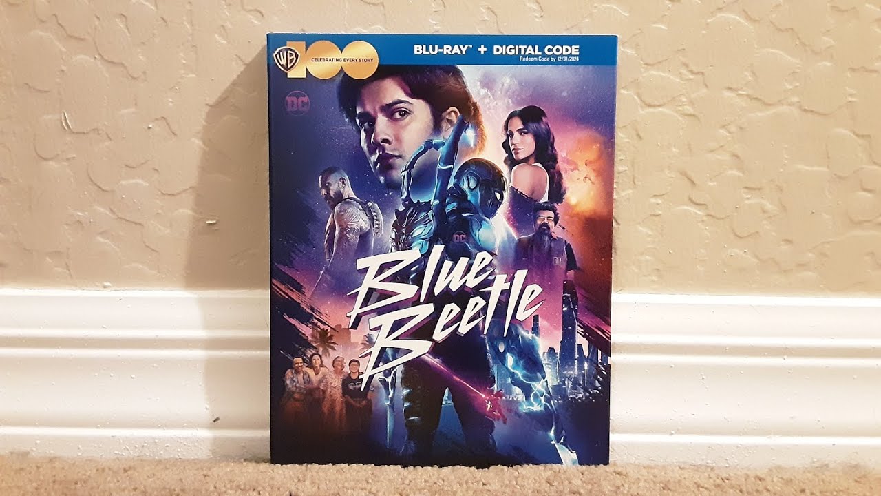 Blue Beetle Blu-Ray Digital Unboxing