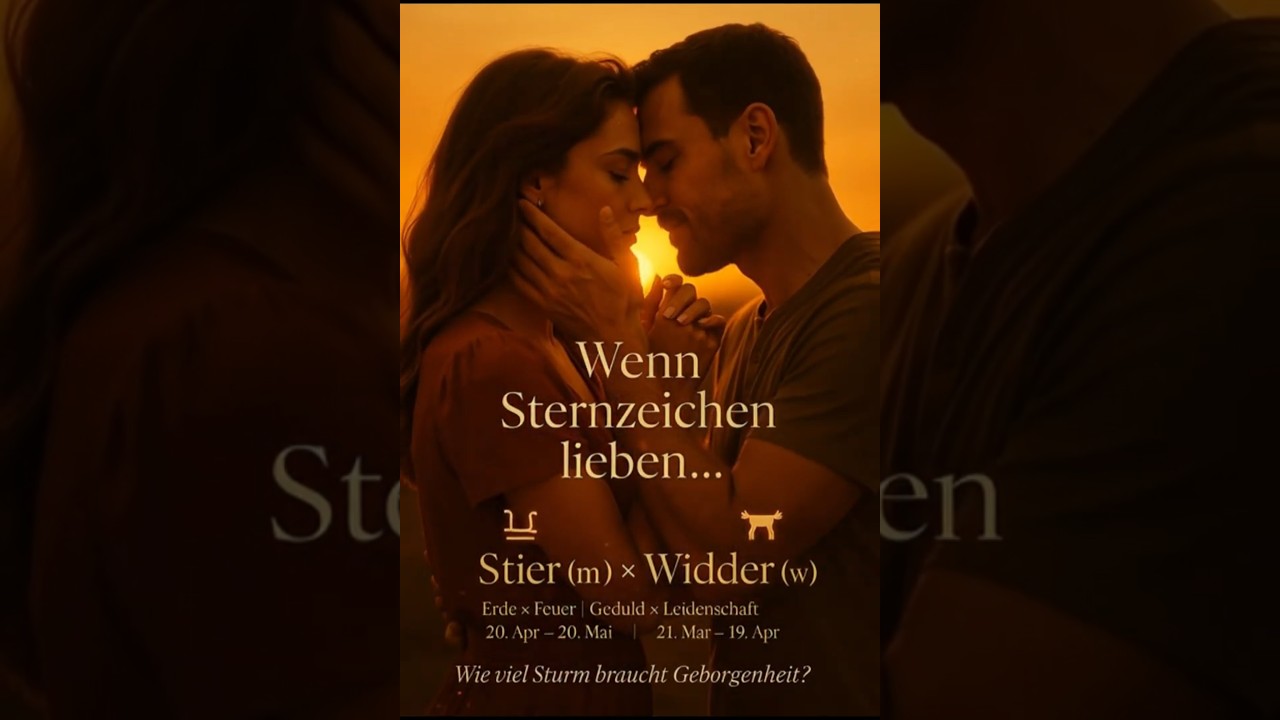 Wenn Sternzeichen lieben Stier und Widder  