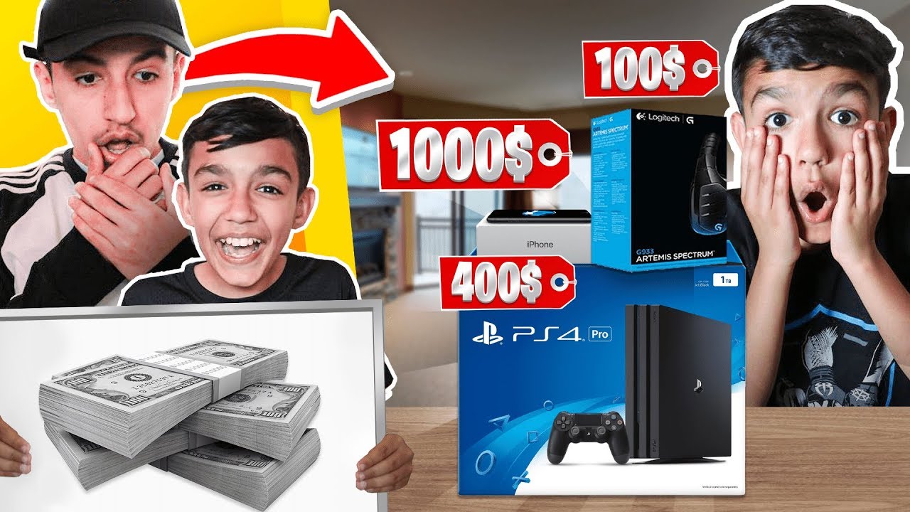 I'll Buy Whatever You Draw Challenge With Little Brother! I'm Broke Now!