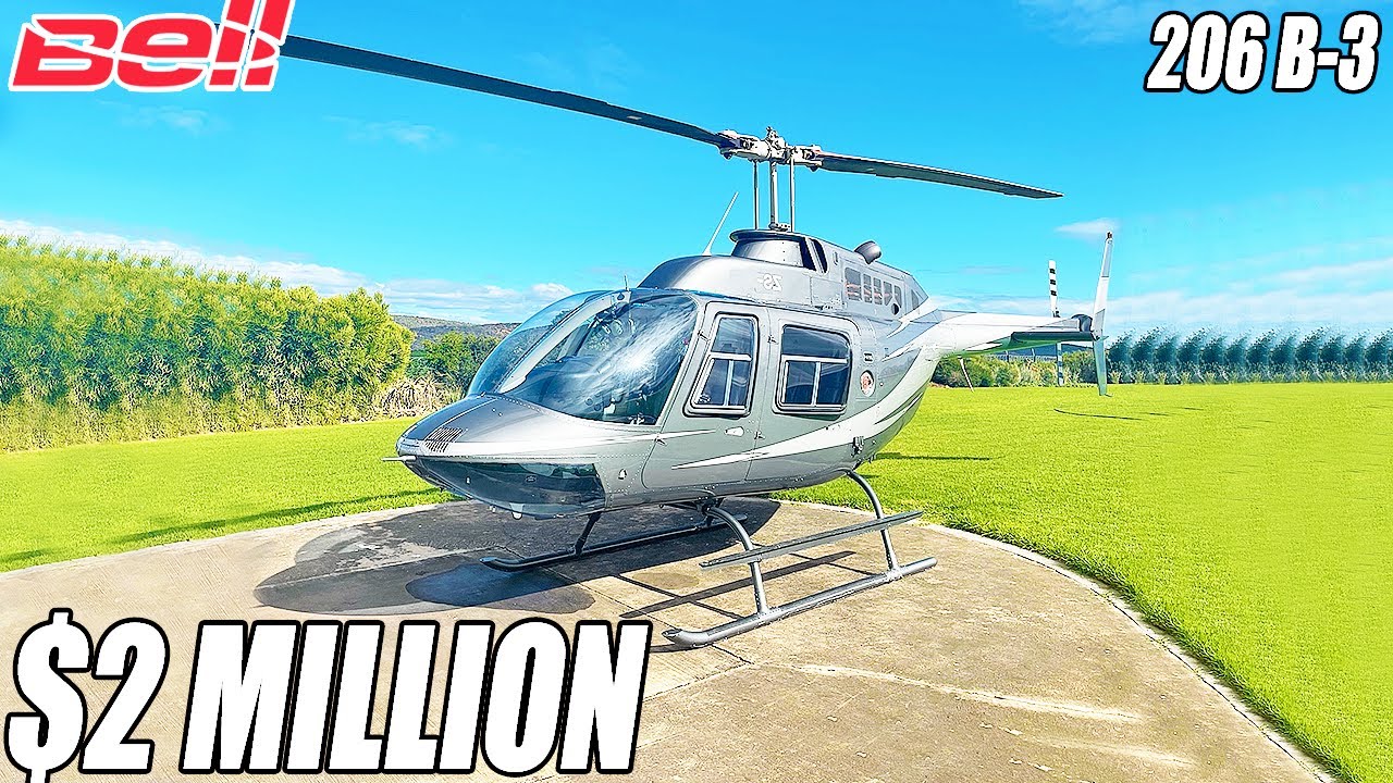 Внутри Bell 206 JetRanger 3 стоимостью 2 миллиона долларов