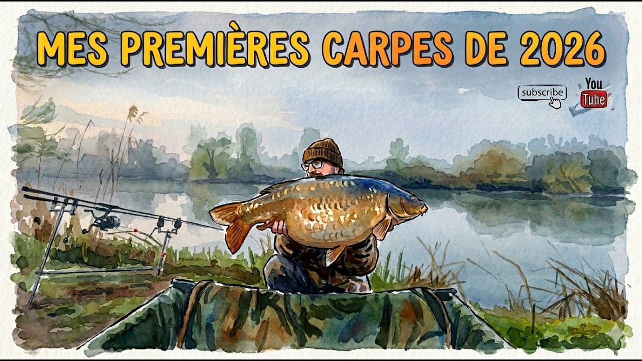 Mes 1ére CARPES de riviére 2026