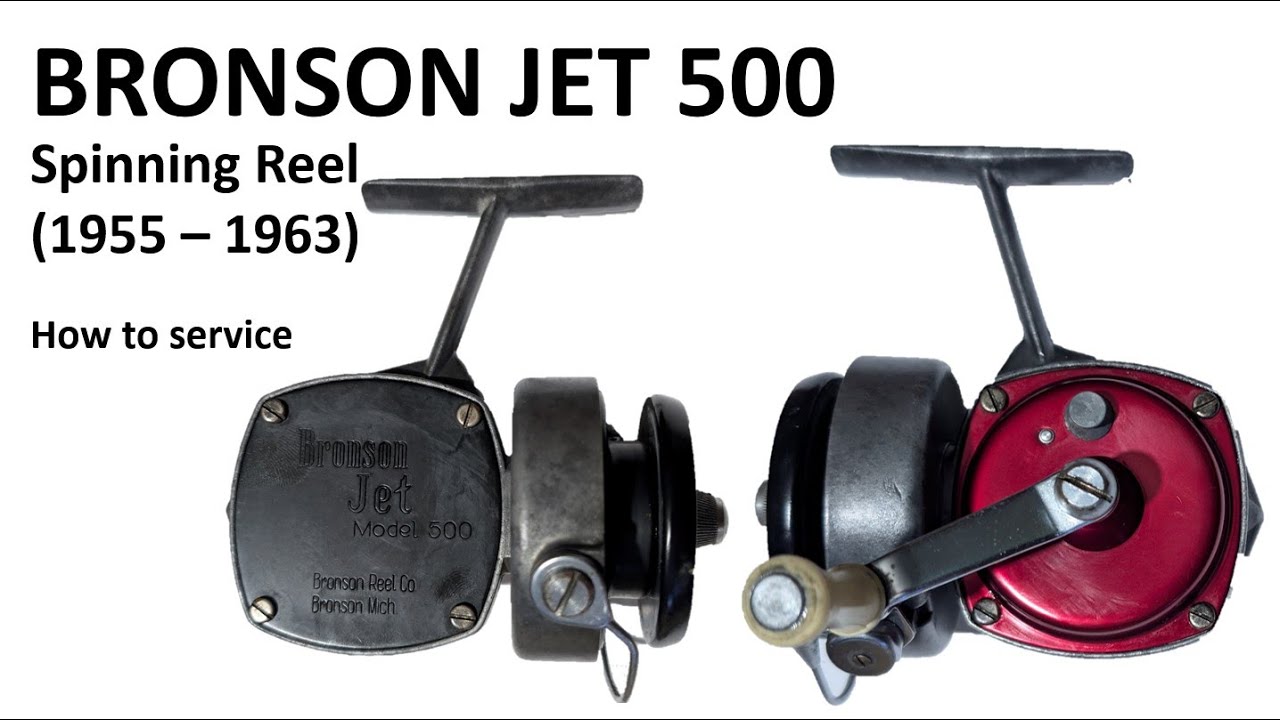 Bronson Jet 500 Vintage Spinning Reel (1955 - 1963) Service Video