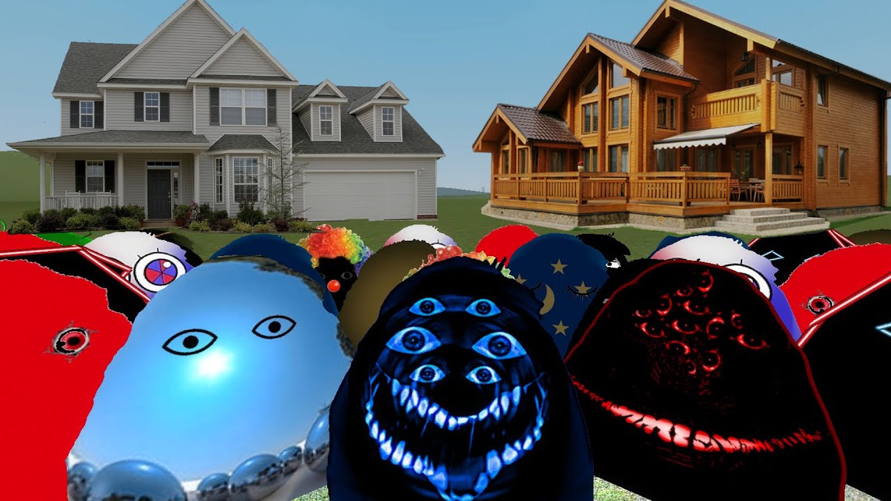 Angry Munci Family Vs Houses In Garry's Mod! (Park 68)