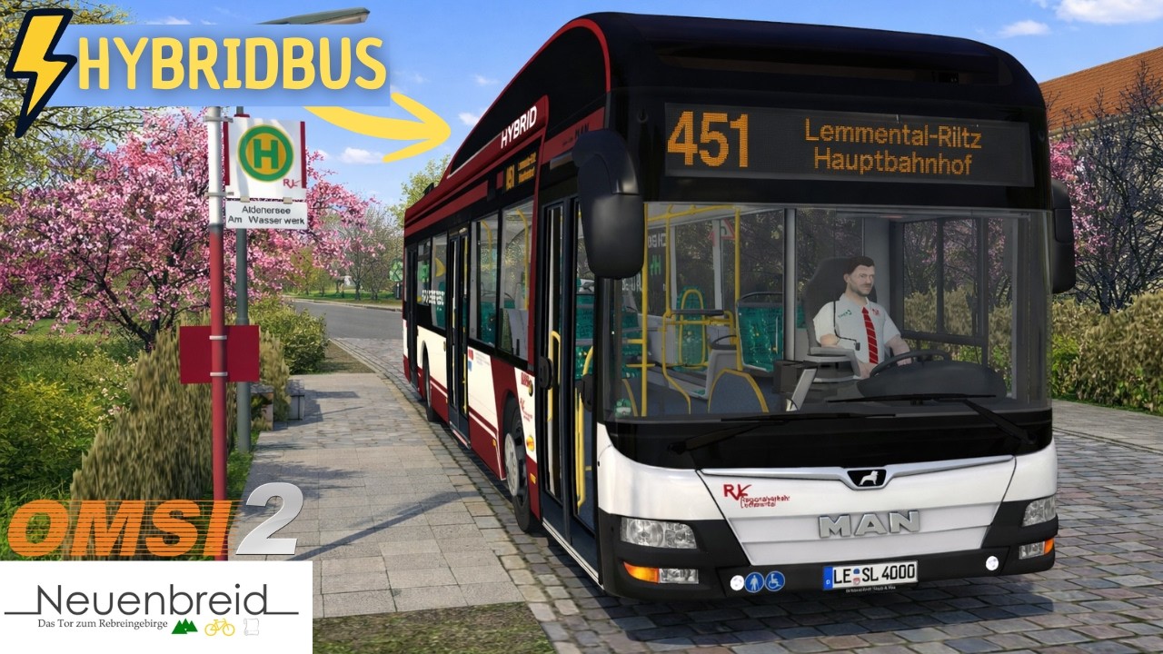 OMSI 2: MAN HYBRID unterwegs in LEMMENTAL-NEUENBREID 🔌🚍