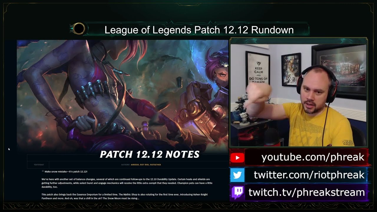 Обзор обновления 12.12 для League of Legends