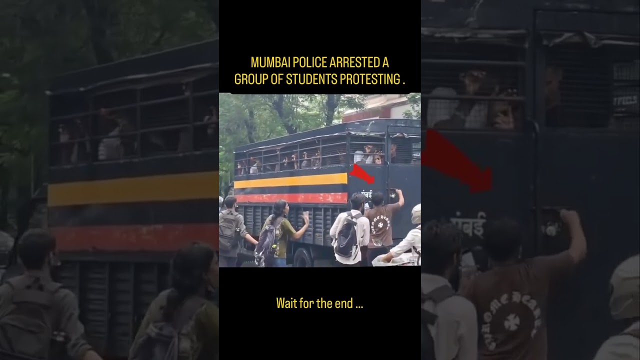 MUMBAI POLICE ARRESTED A GROUP OF STUDENTS PROTESTING#cjpmemes#cjp#viral
