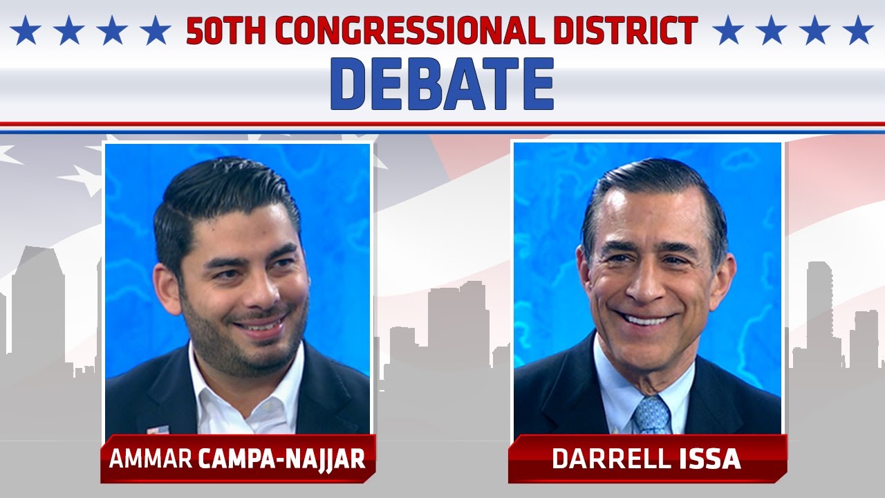 Race for the 50th Congressional District: Darrell Issa v. Ammar Campa-Najjar