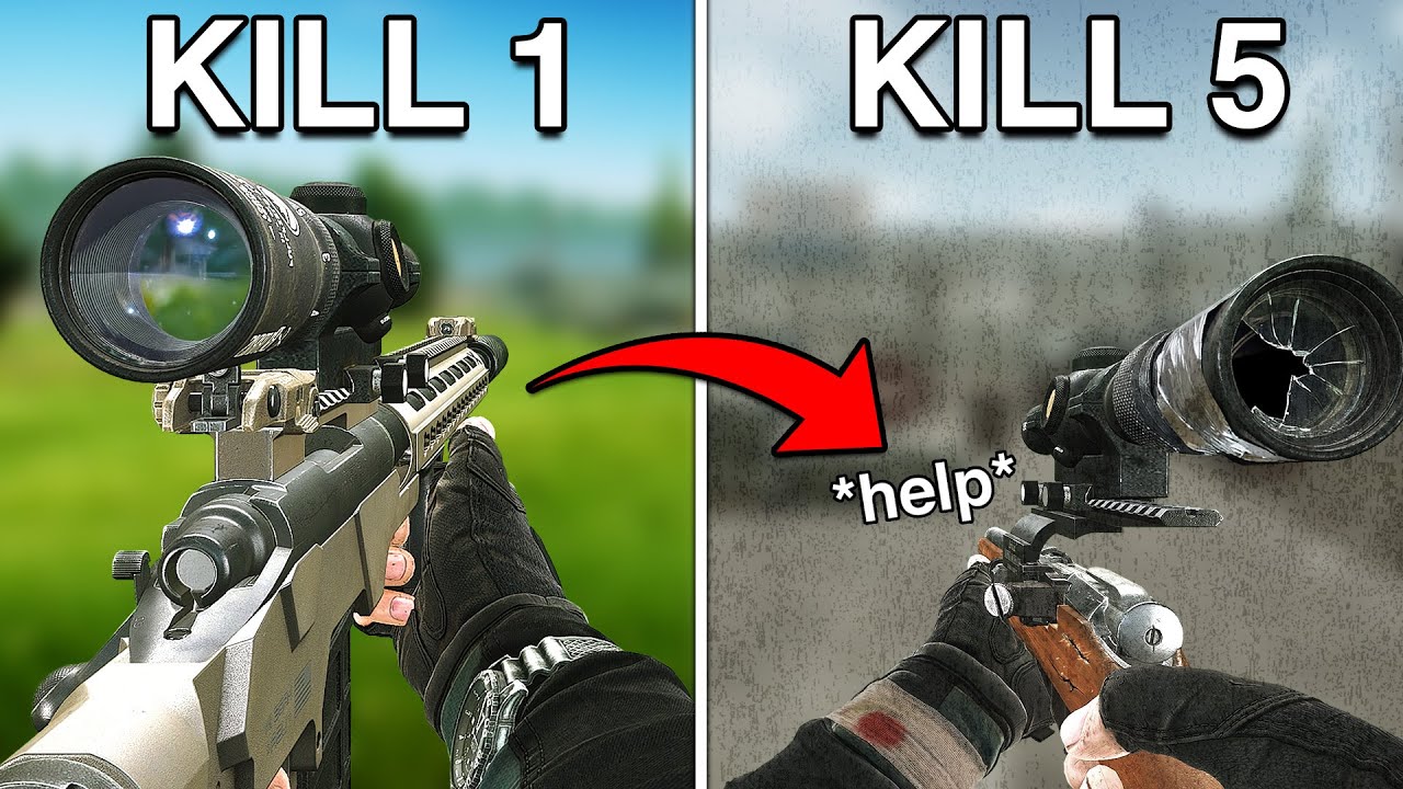 Tarkov, But Every Kill My Sniper Gets WORSE