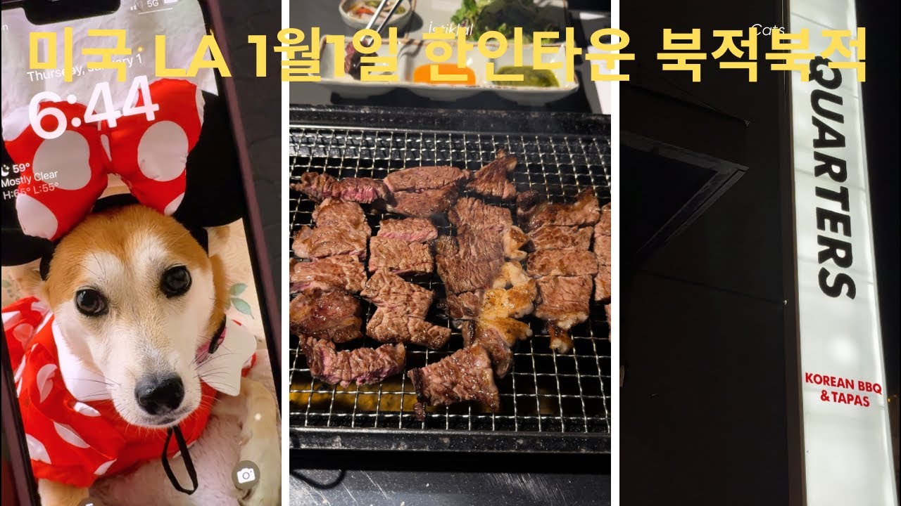 [라이브] 미국LA 1월1일 가장 북적이는 곳은  한인타운