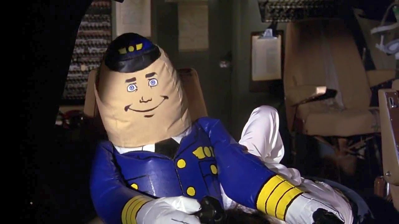 Airplane! (1980) - Otto Pilot gets a BJ
