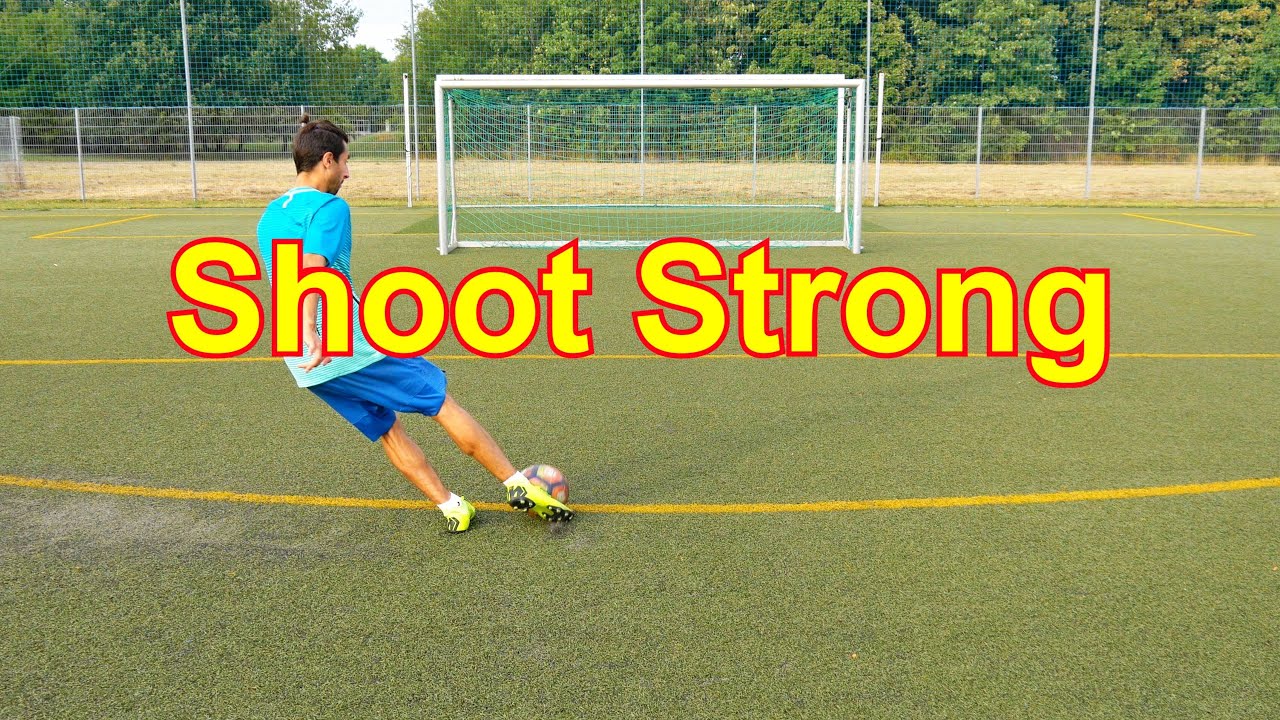 How to Shoot Hard in Soccer/Football Tutorial /How to Shoot with the Instep with Power