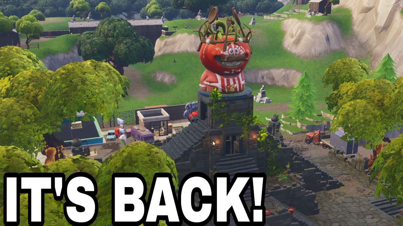 Tomato Head POI is BACK in the Fortnite OG SEASON 5 MAP! 😁 