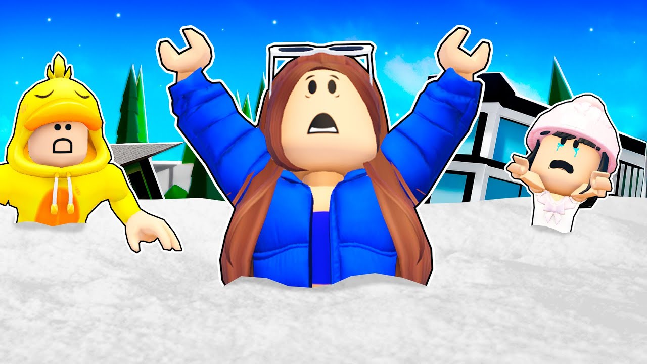 ATRAPADOS en una GRAN NEVADA en BROOKHAVEN con Pato y Tina!!