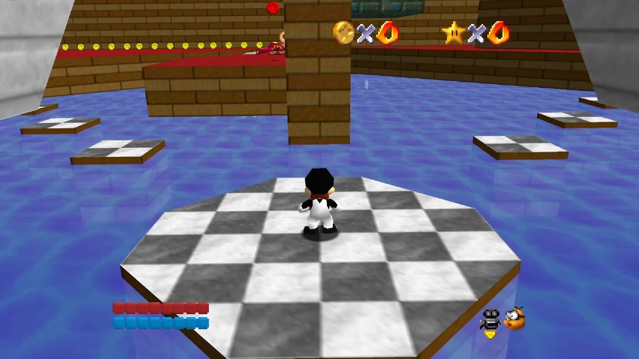 Crackdown Castle: A 28 Star Level by YalooTheGuru - Mario Builder 64