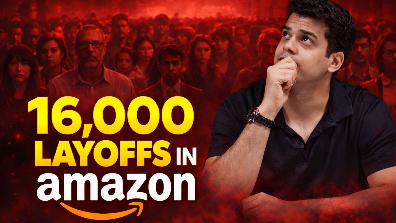 16,000 Layoffs in Amazon, AGAIN, WHY? #tanaypratap #hindi