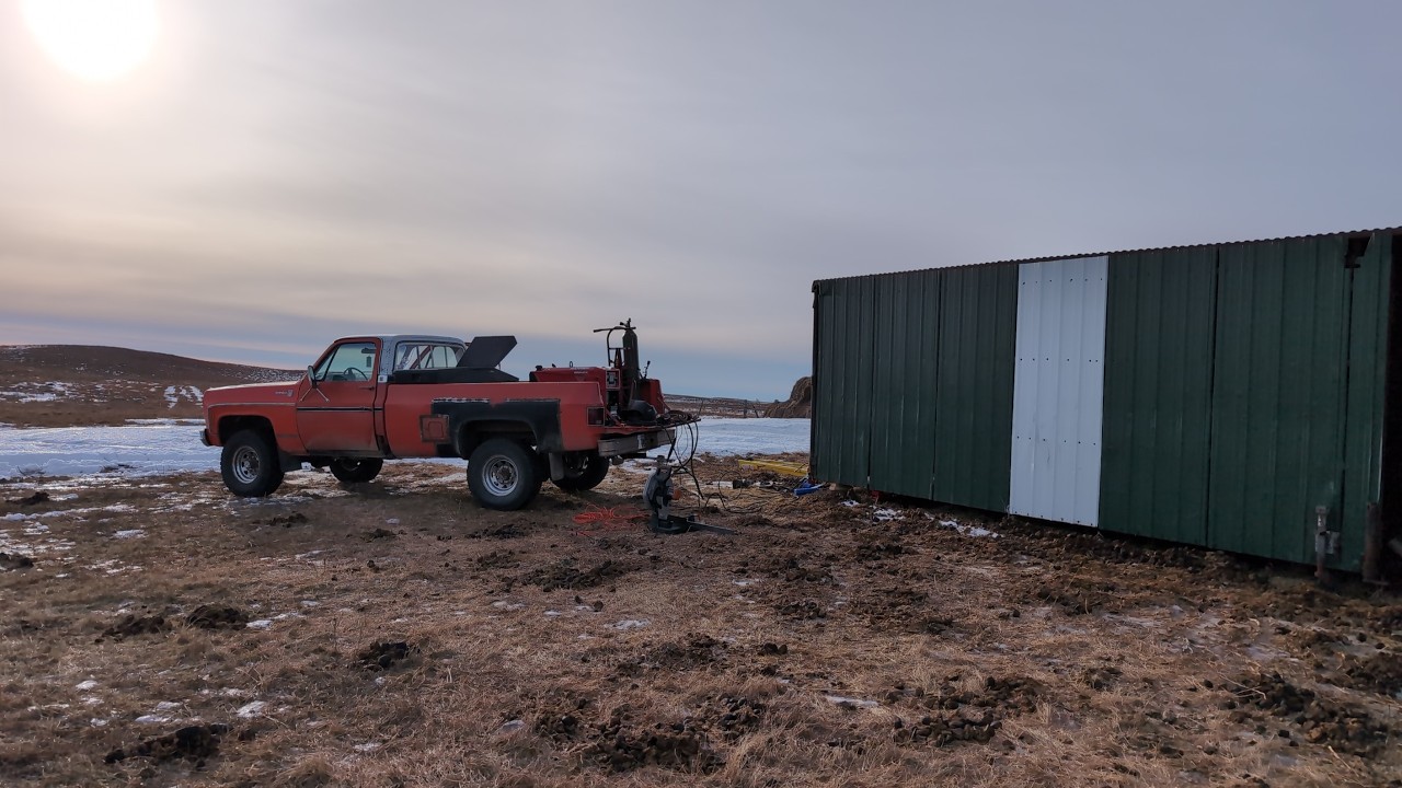 Fixing a BROKEN Calf Shelter! - Chevy K20 Welding Rig