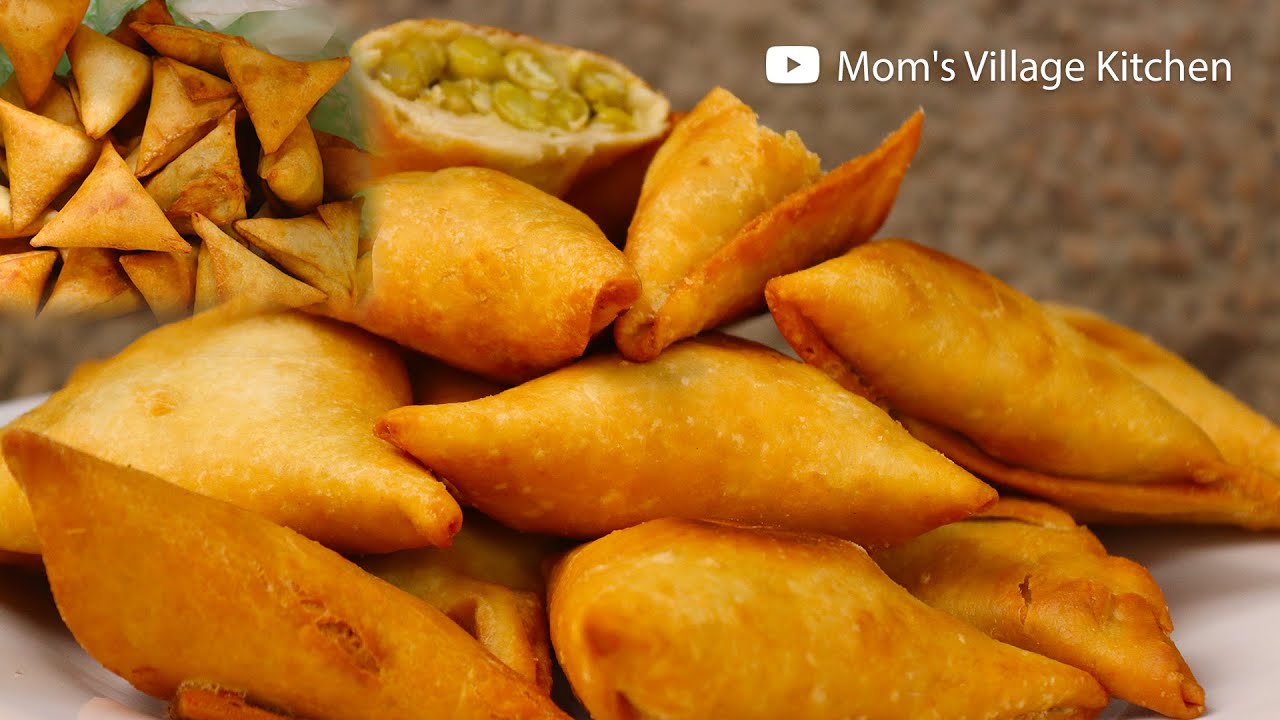 How To Make Kawo - Peas Sumbusa • Vegetable Samosa Recipe • Ugandan Snacks. - Mom's Village Kitchen