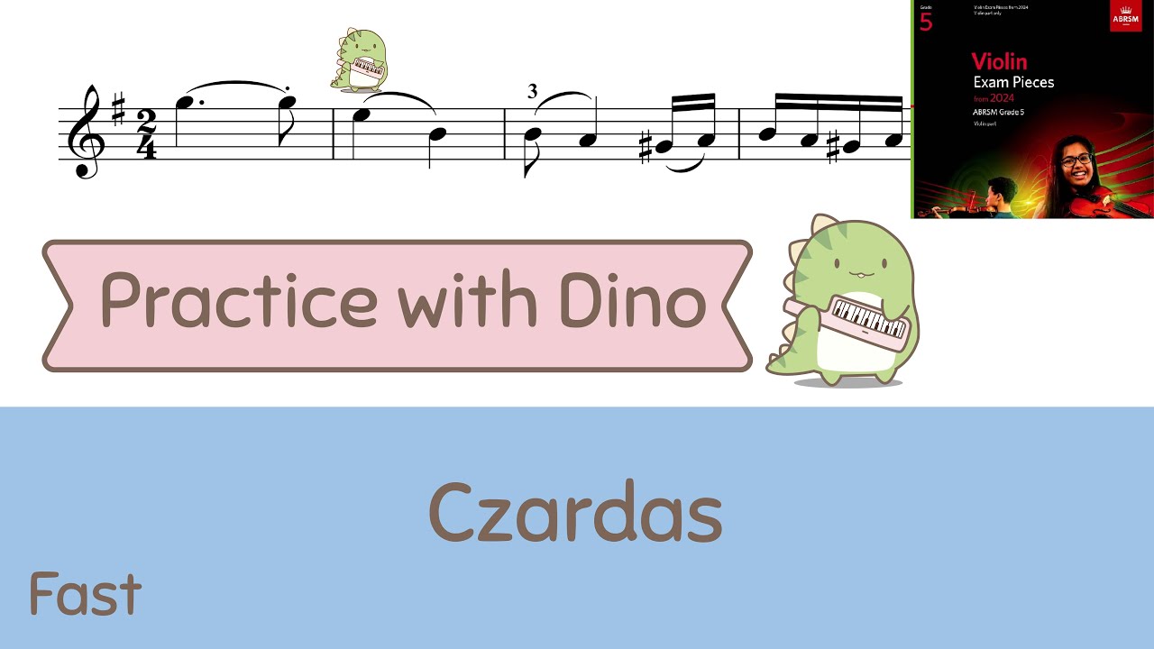 Czardas ABRSM 2024 Violin grade 5 (C3)