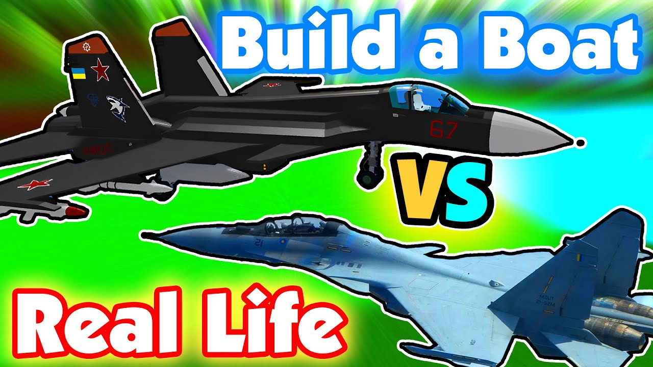 Roblox Build a Boat for Treasure VS Real Life!