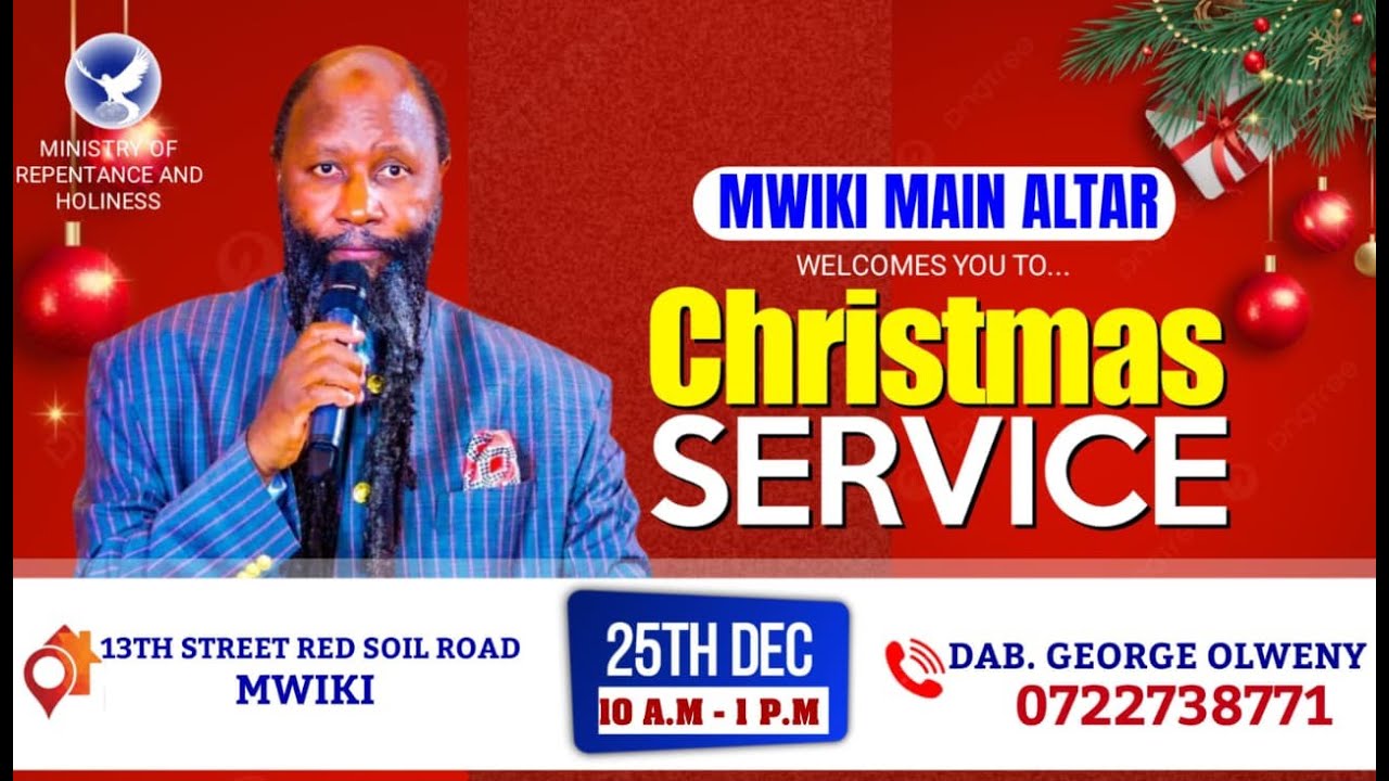 MWIKI MAIN ALTAR  CHRISTMAS SERVICE  25.12.2025