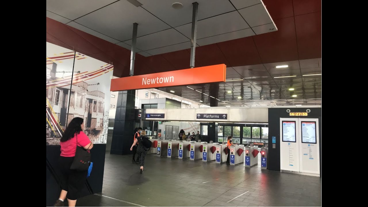 Trains at Newtown Station - Sydney Trains T2 Inner West & Leppington Line