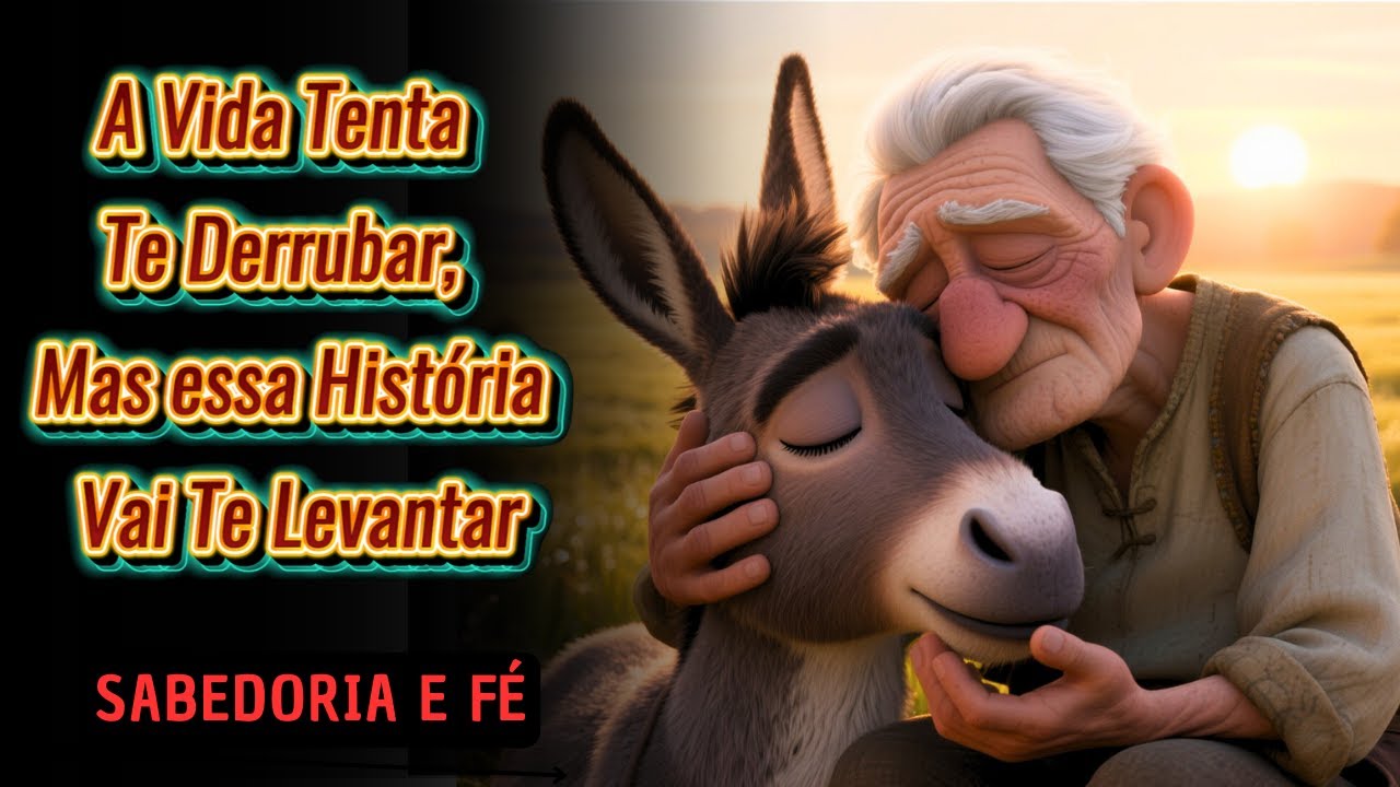O Velho Cego e seu Burro   A Reflexão Mais Forte Que Você Vai Ouvir Hoje – Prepare o Coração