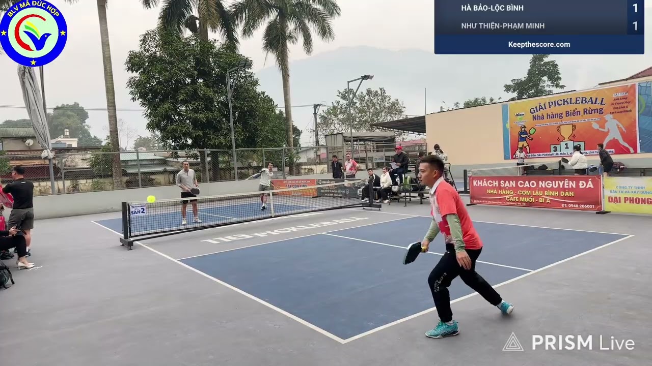 Giải pickleball nhà hàng Biển Rừng. Nội dung đôi  hỗn hợp 4.9 Buổi sáng ngày 11/01/2026