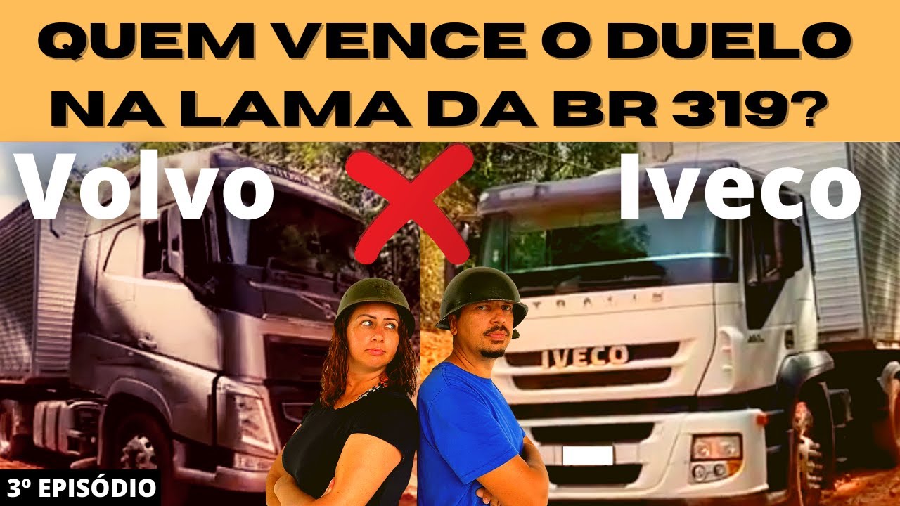 MUITA LAMA NO 3º EPISÓDIO DA AVENTURA PELA BR 319 - DUELO DE MARCAS E ENCONTRO COM CATARINENSES