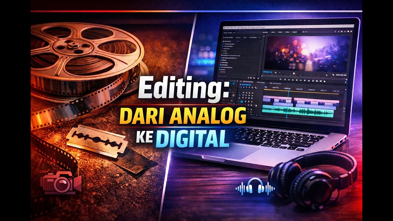 🎬 Editing: Dari Analog ke Digital #belajarediting